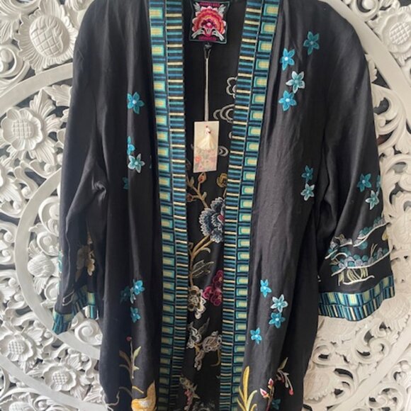 Johnny Was Linen Coat Celina - Picture 1 of 4